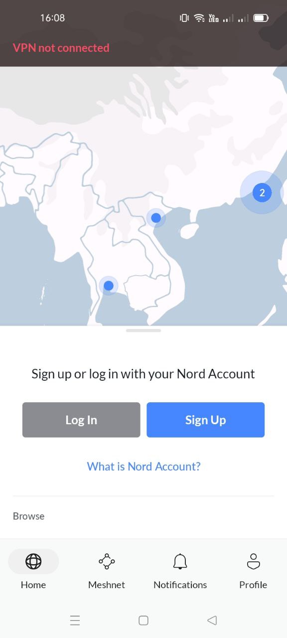 Chọn máy chủ NordVPN