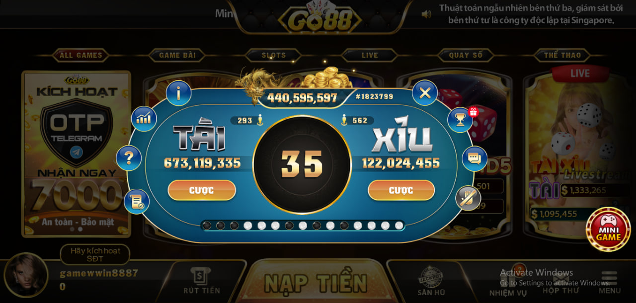 tài xỉu go88